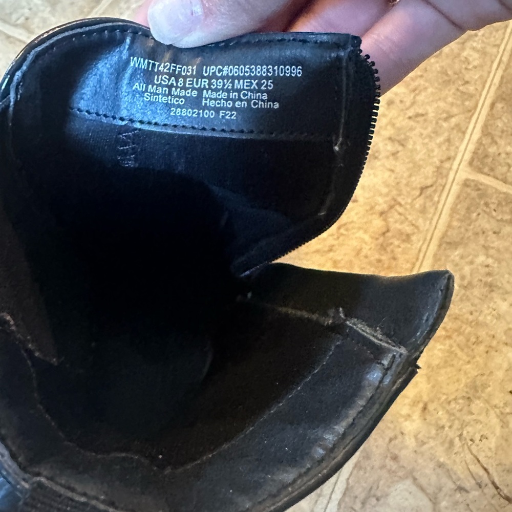 Black ankle boots